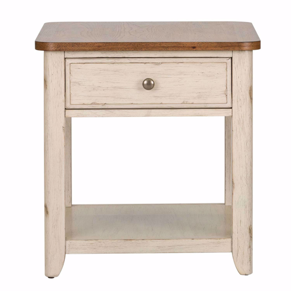 Roanoak End Table with Basket