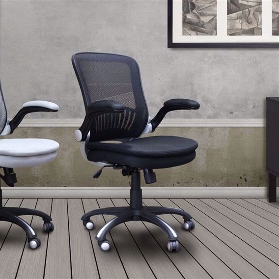Mesh Desk Chair In Black