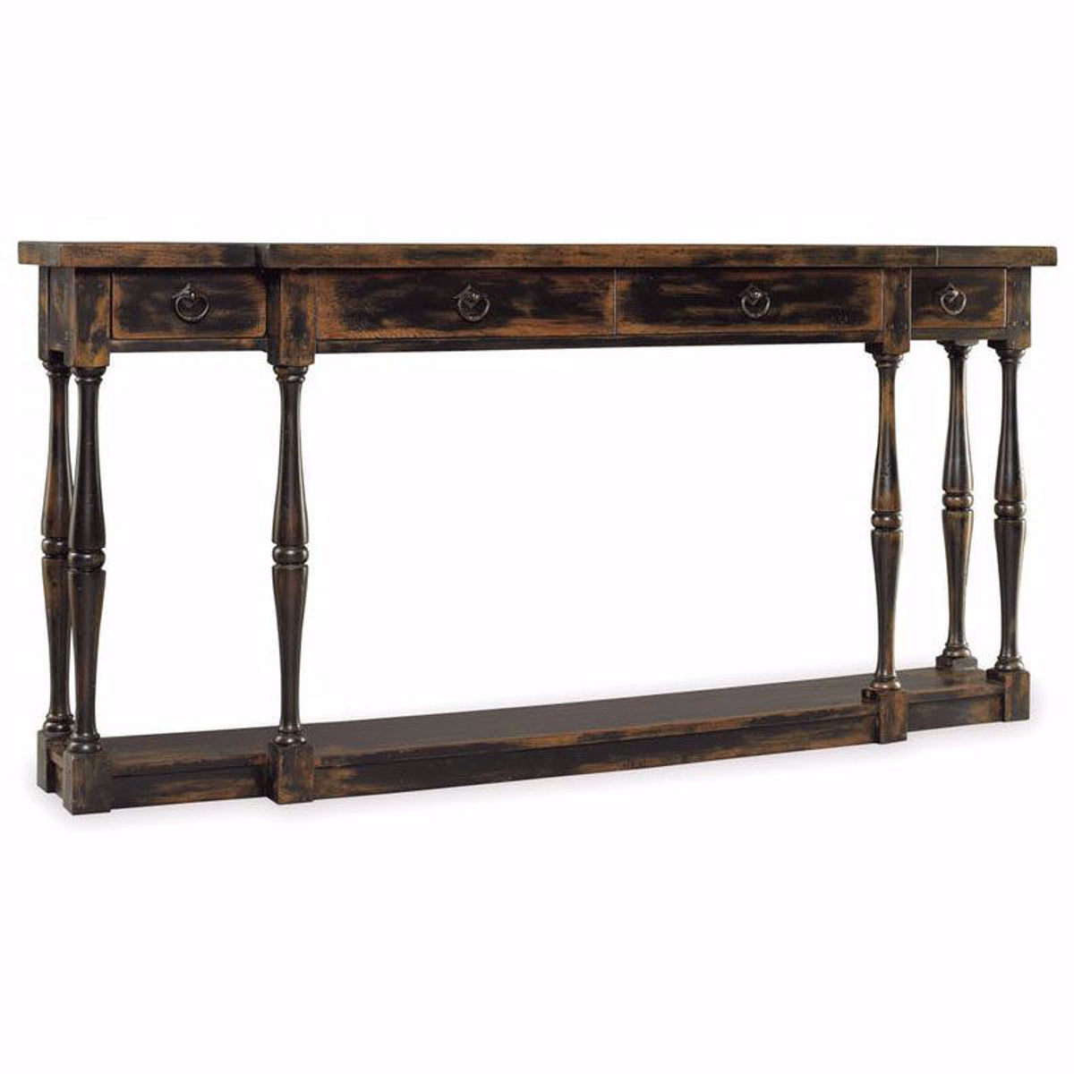 Windward 4 Drawer Thin Console