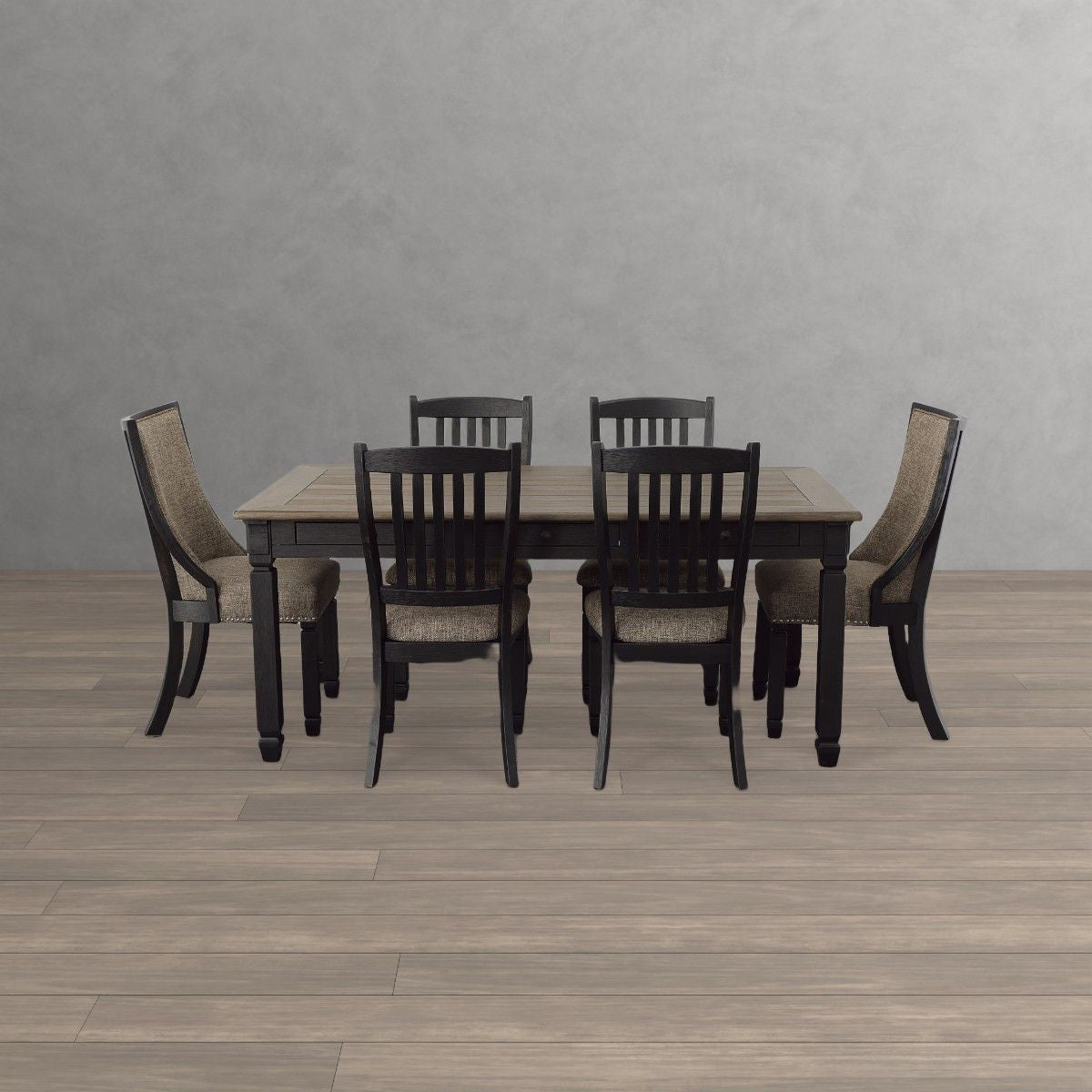 Antiquity Grey 7 Piece Dining Room Set