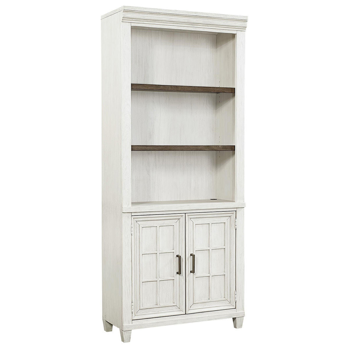 Caraway Aged Ivory Door Bookcase