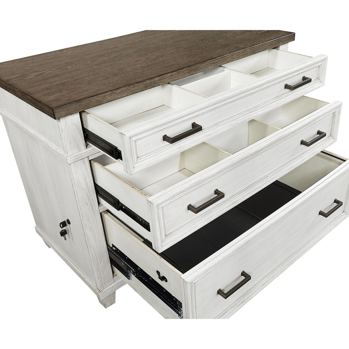 Caraway Aged Ivory Lateral File