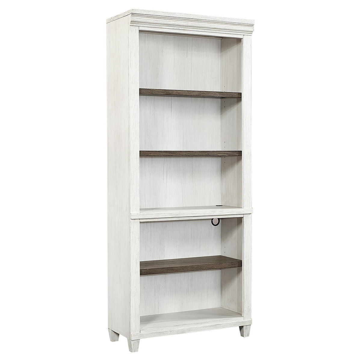Caraway Aged Ivory Open Bookcase