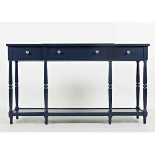 STATELY 60" CONSOLE NAVY