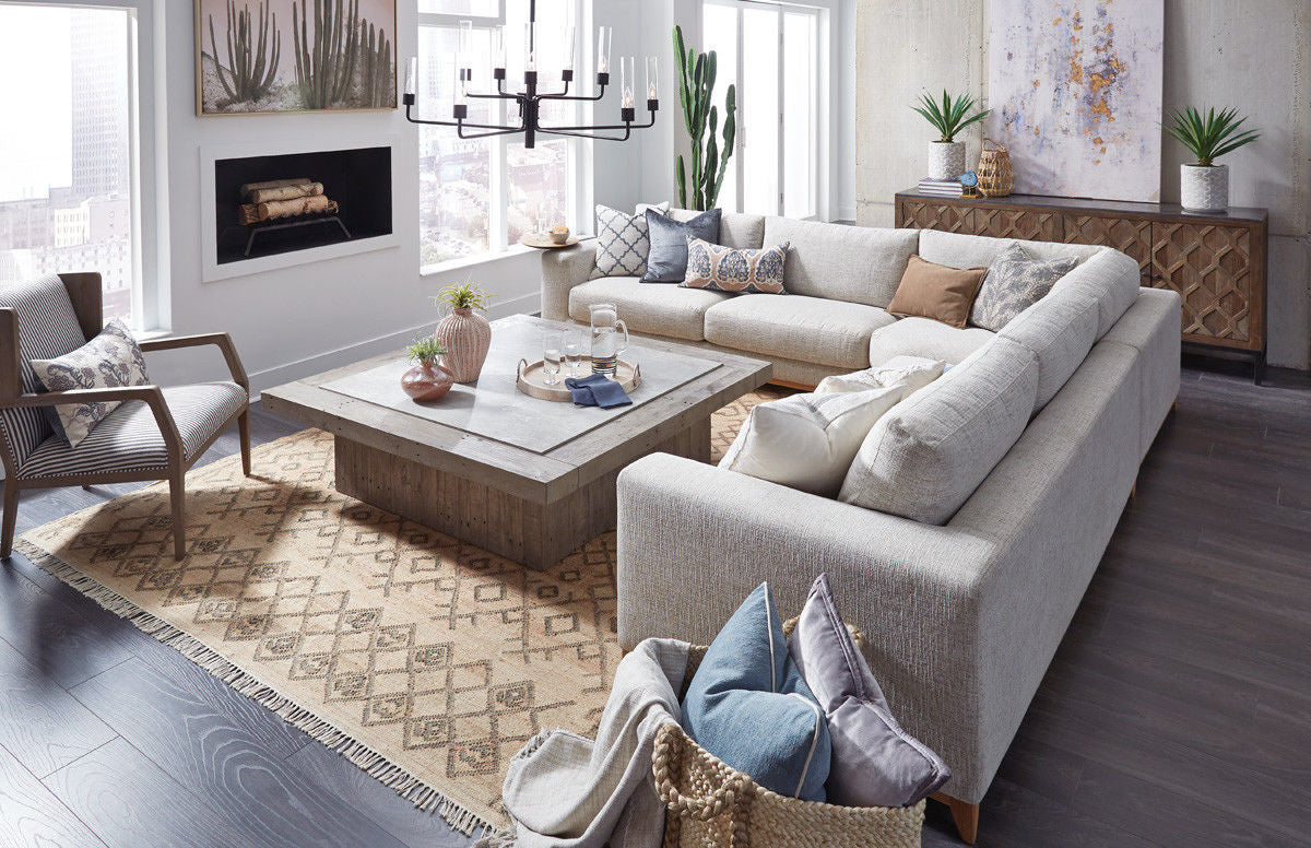 DONOVAN SECTIONAL IN SAND