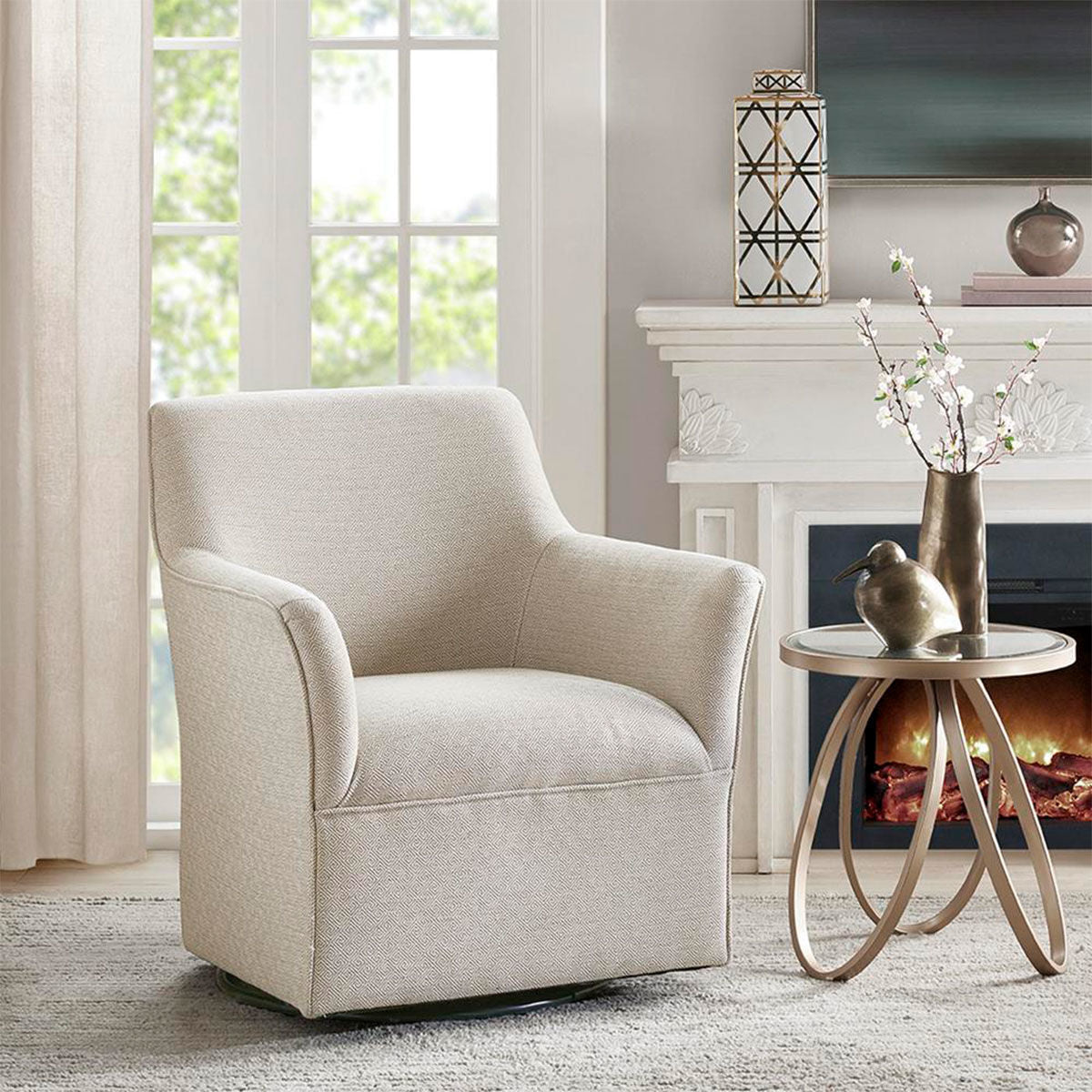 AUGUSTINE SWIVEL GLIDER CHAIR