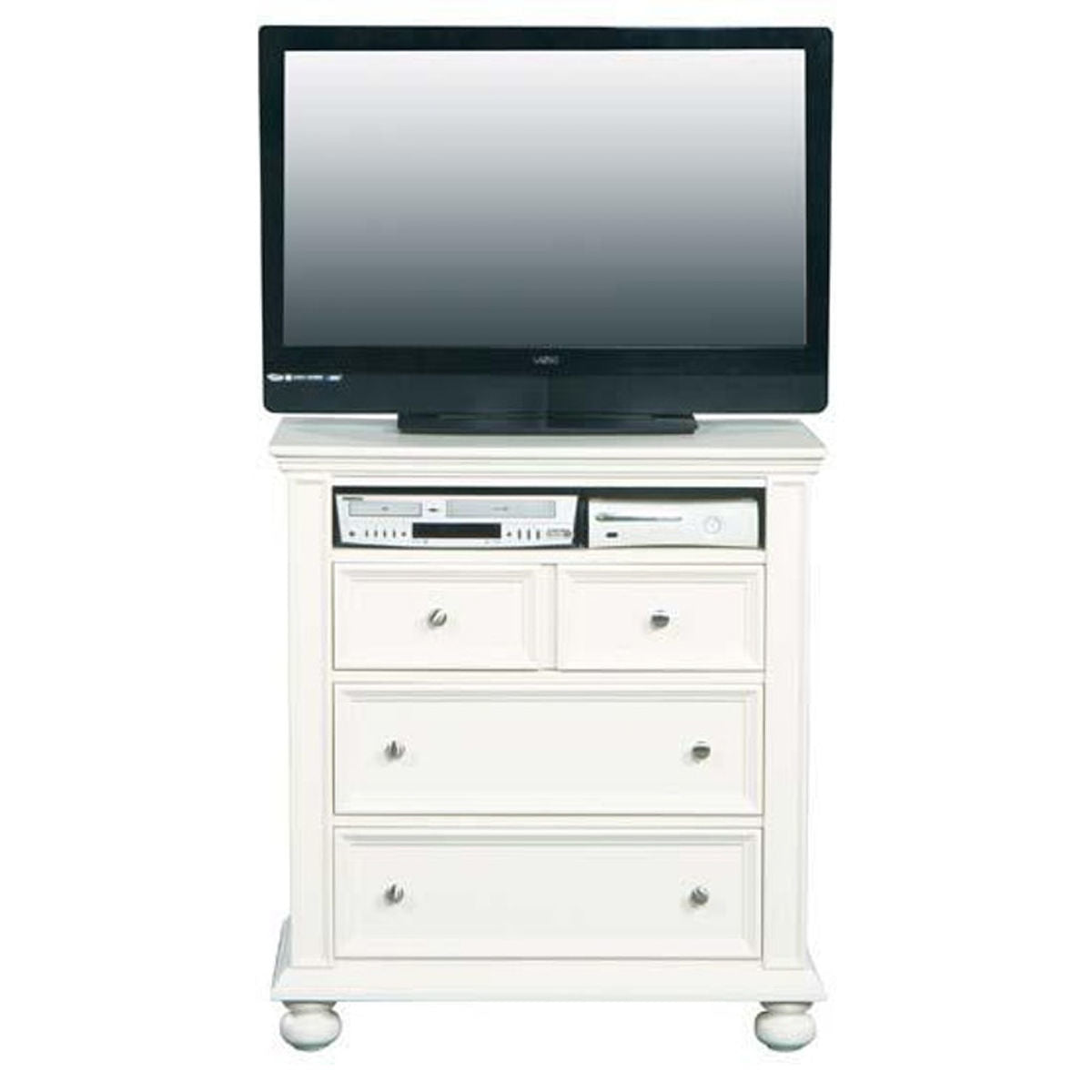 Cape Cod White TV Chest