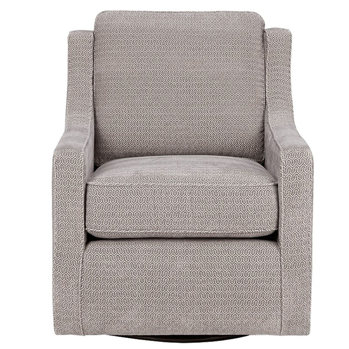 HARRIS CHENILL SWIVEL CHAIR