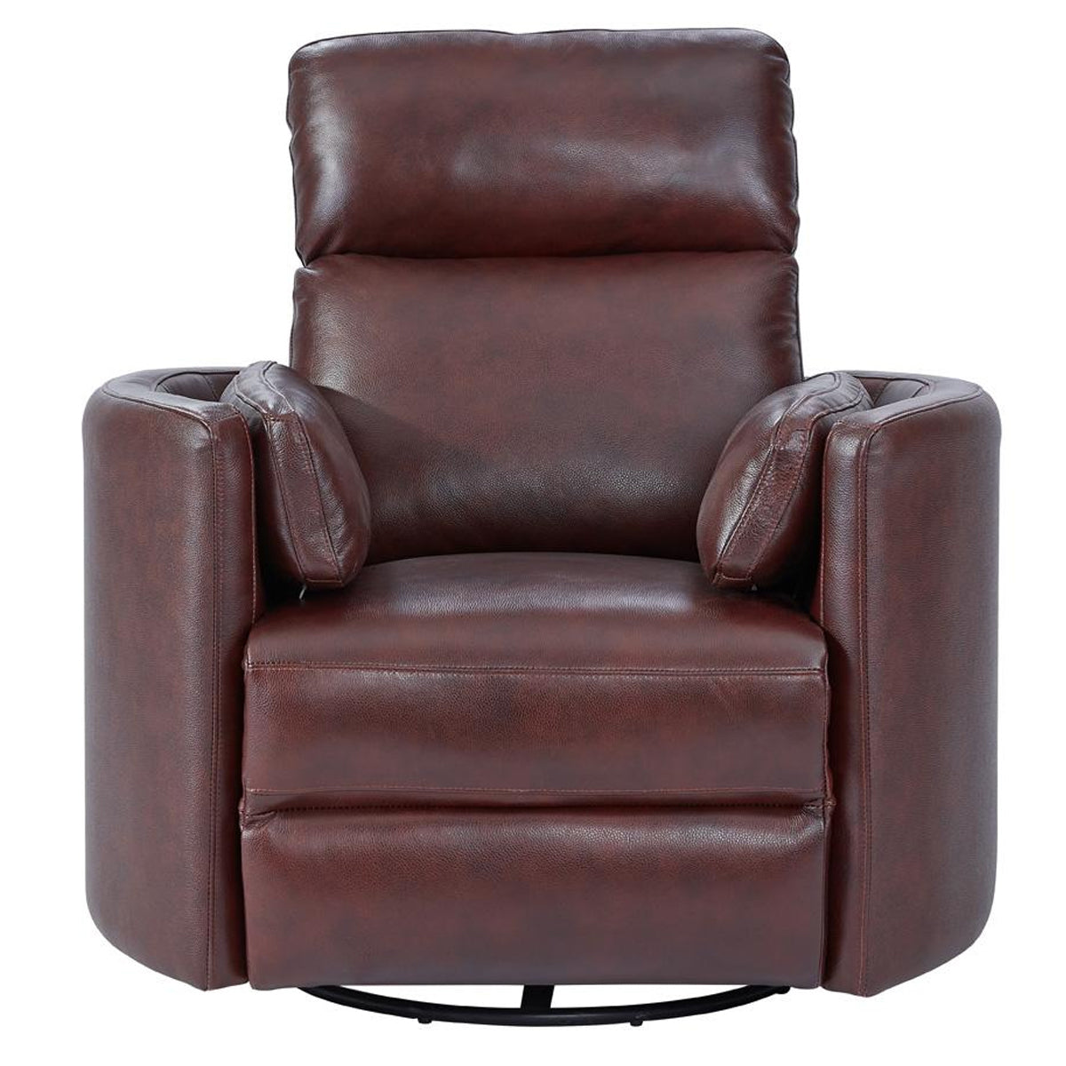 REVOLVE POWER SWIVEL GLIDER RECLINER IN BURGUNDY