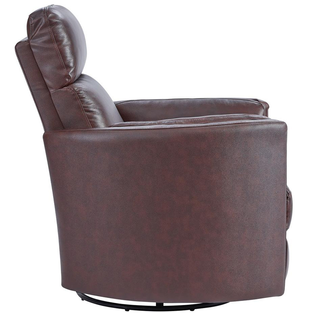 REVOLVE POWER SWIVEL GLIDER RECLINER IN BURGUNDY