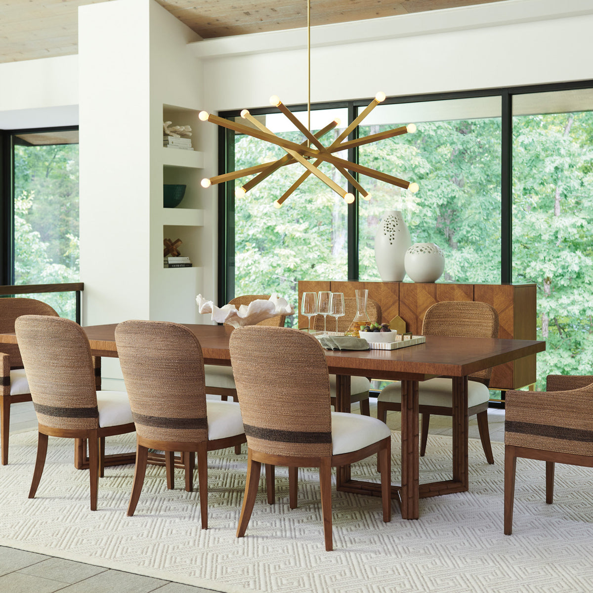 SAN MARINO DOUBLE PEDESTAL DINING TABLE