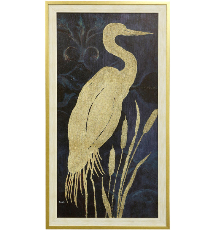 CRANES AND CATTAILS II ART