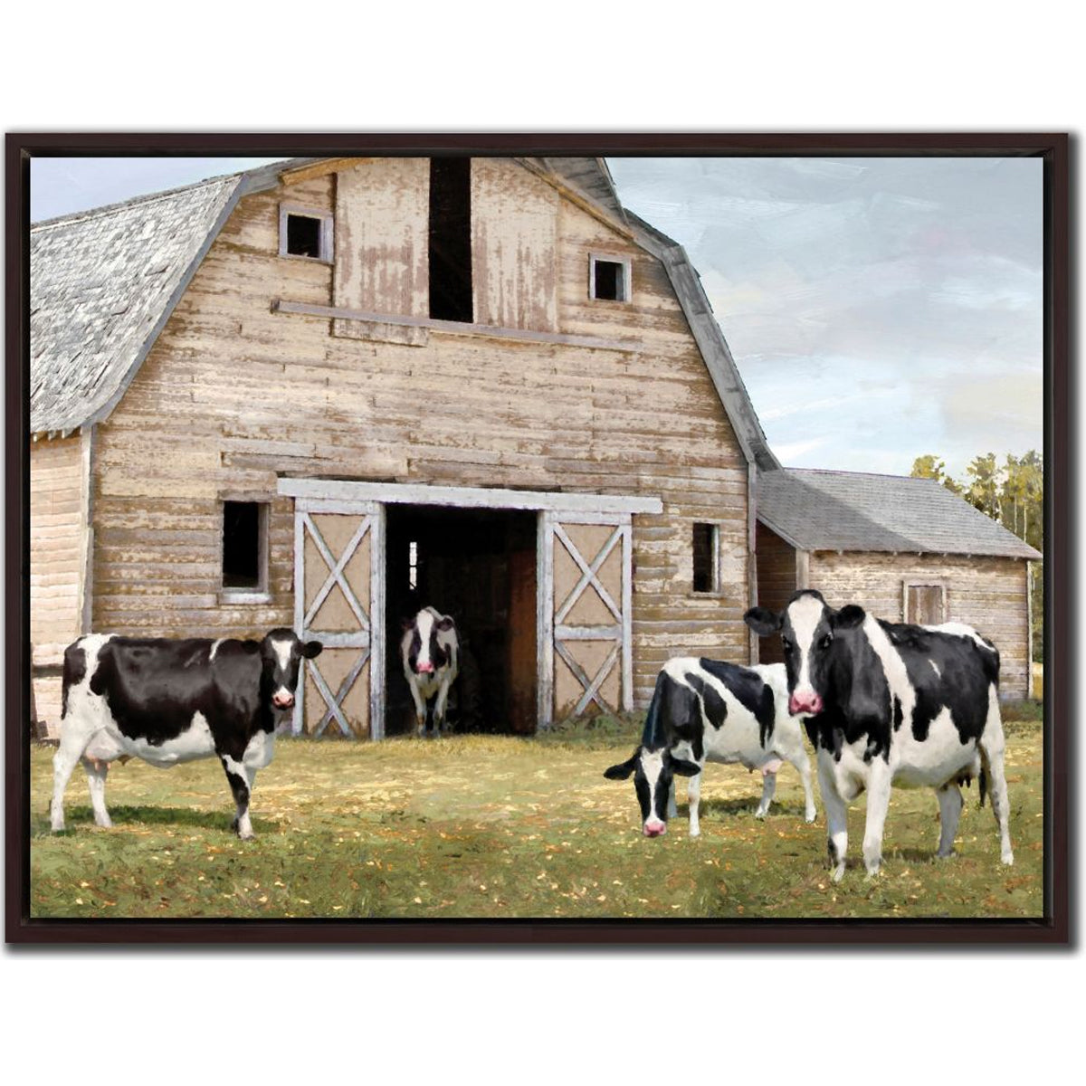 COW SHED BARN PRINT