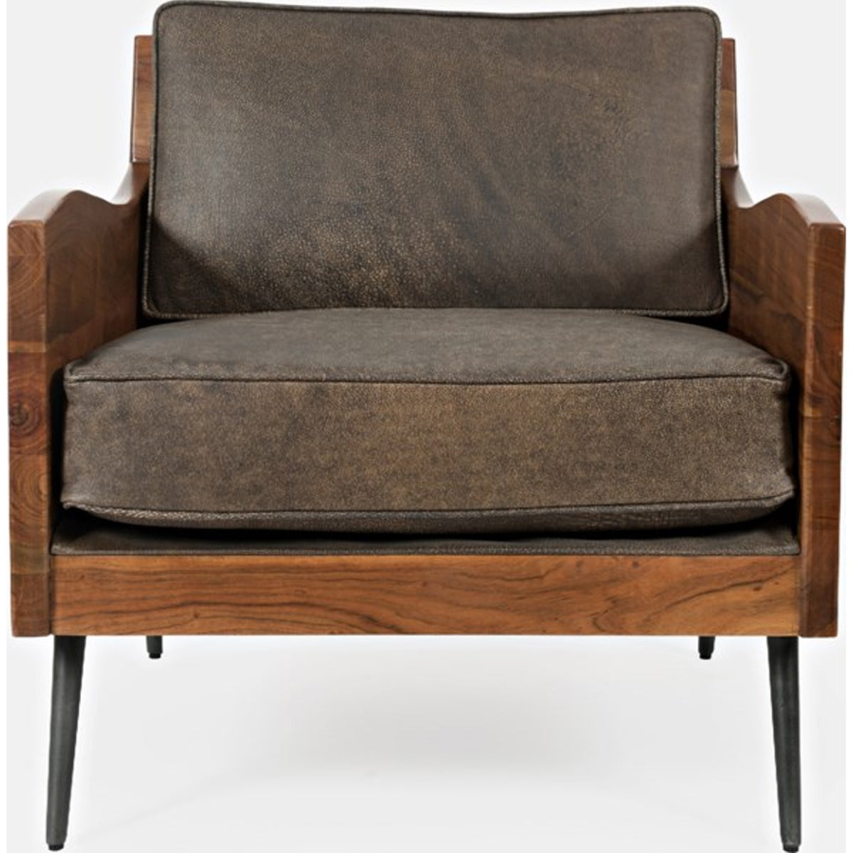 KARMA LEATHER CHAIR IN BOURBON