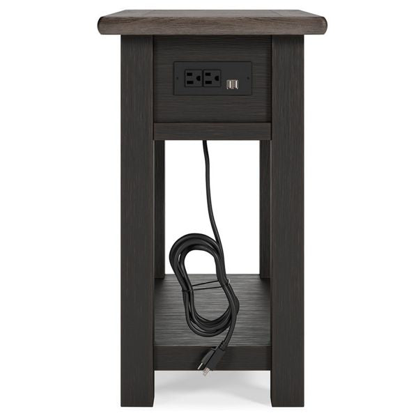 ANTIQUITY GREY CHAIRSIDE TABLE