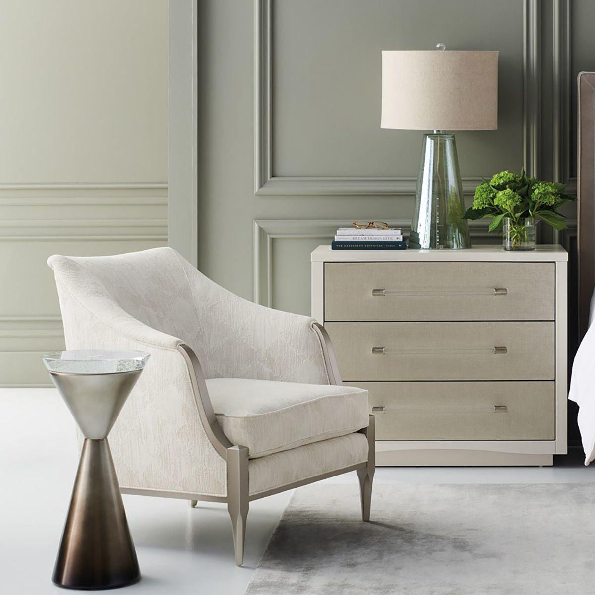 SPY GLASS SIDE TABLE