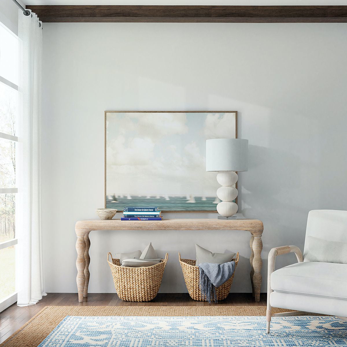 BAHARI ROPE CONSOLE TABLE
