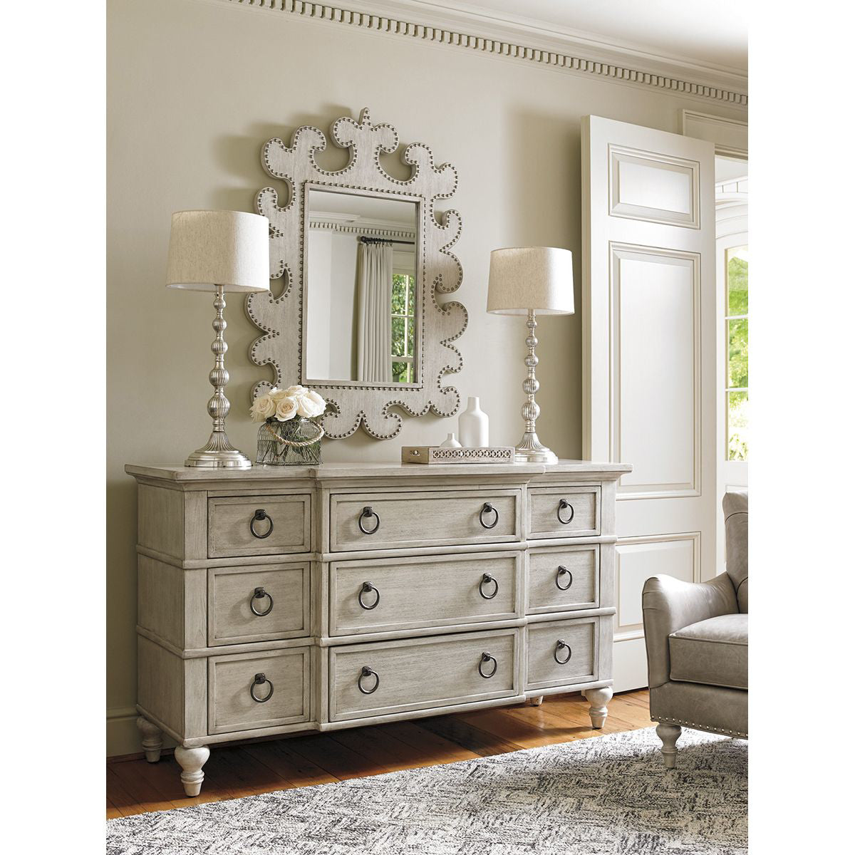 BARRETT TRIPLE DRESSER