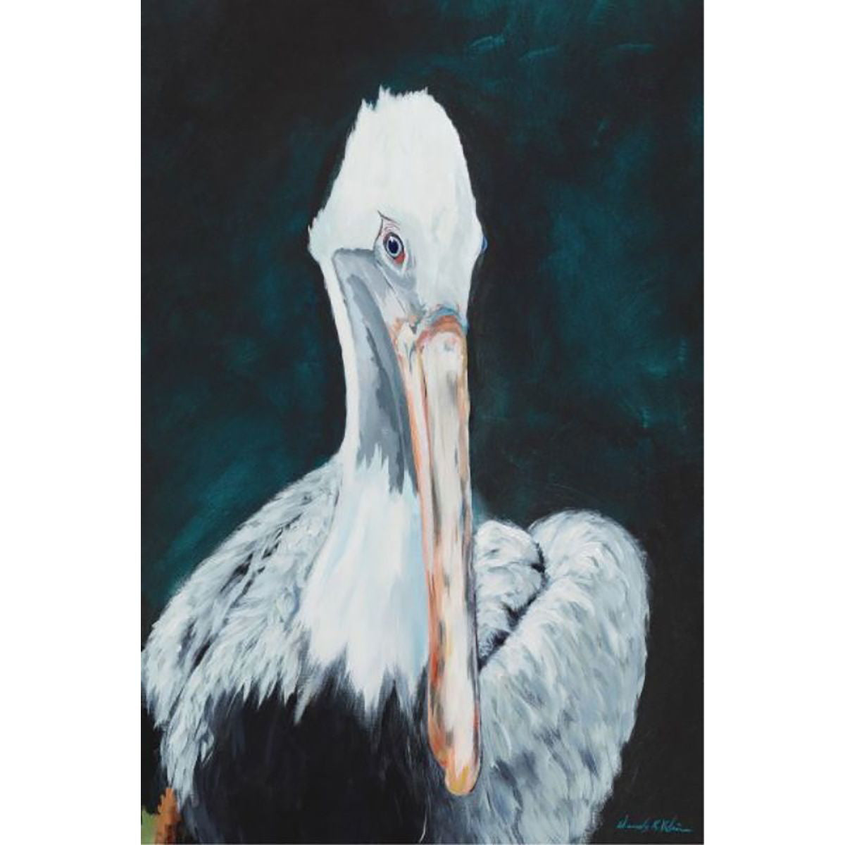 PATTY PELICAN 40X60 CANVAS