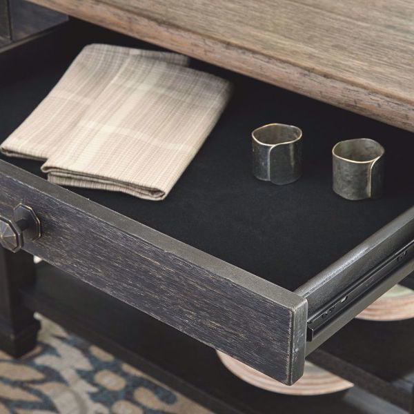 Antiquity Gray Dining Room Table