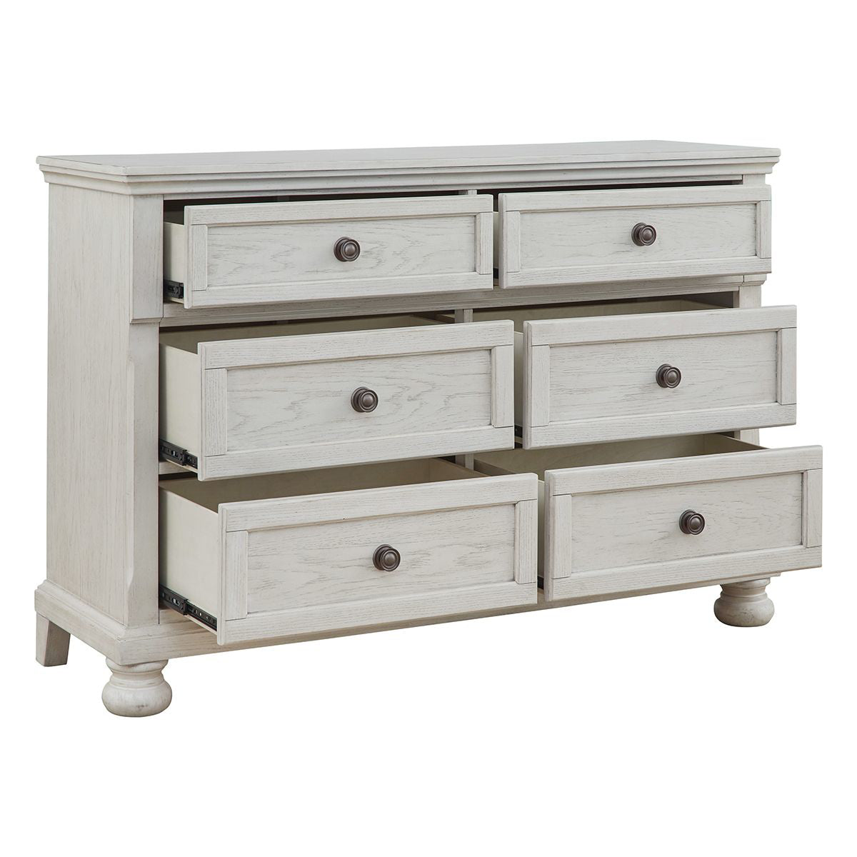 KENLEY WHT 6 DRAWER DRESSER