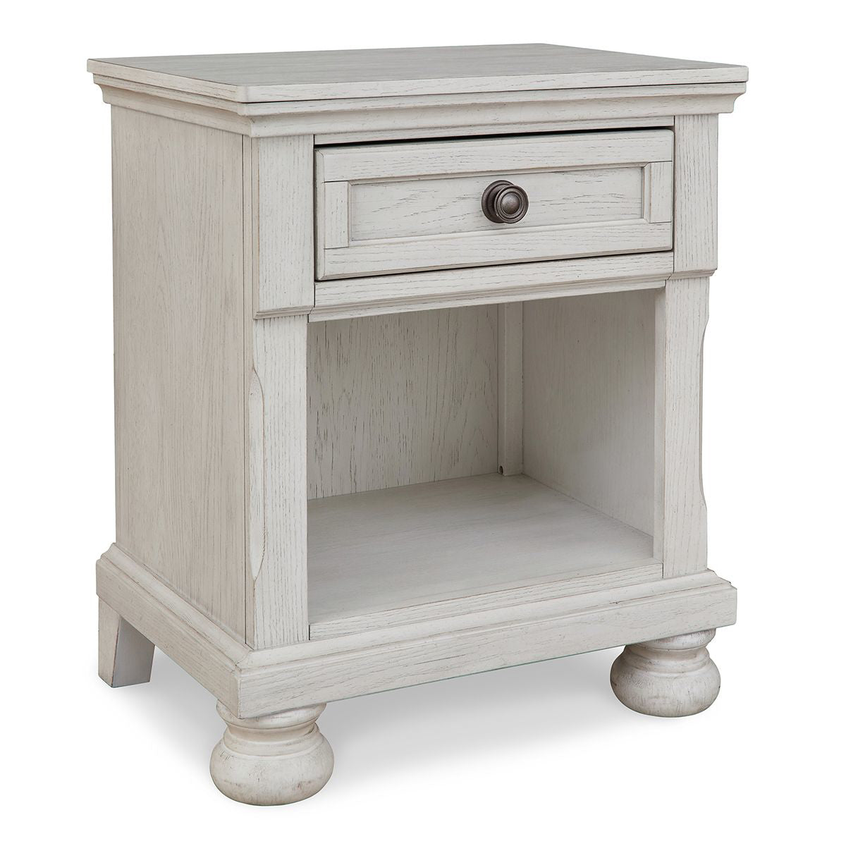 Kenley White 1 Dr Nightstand
