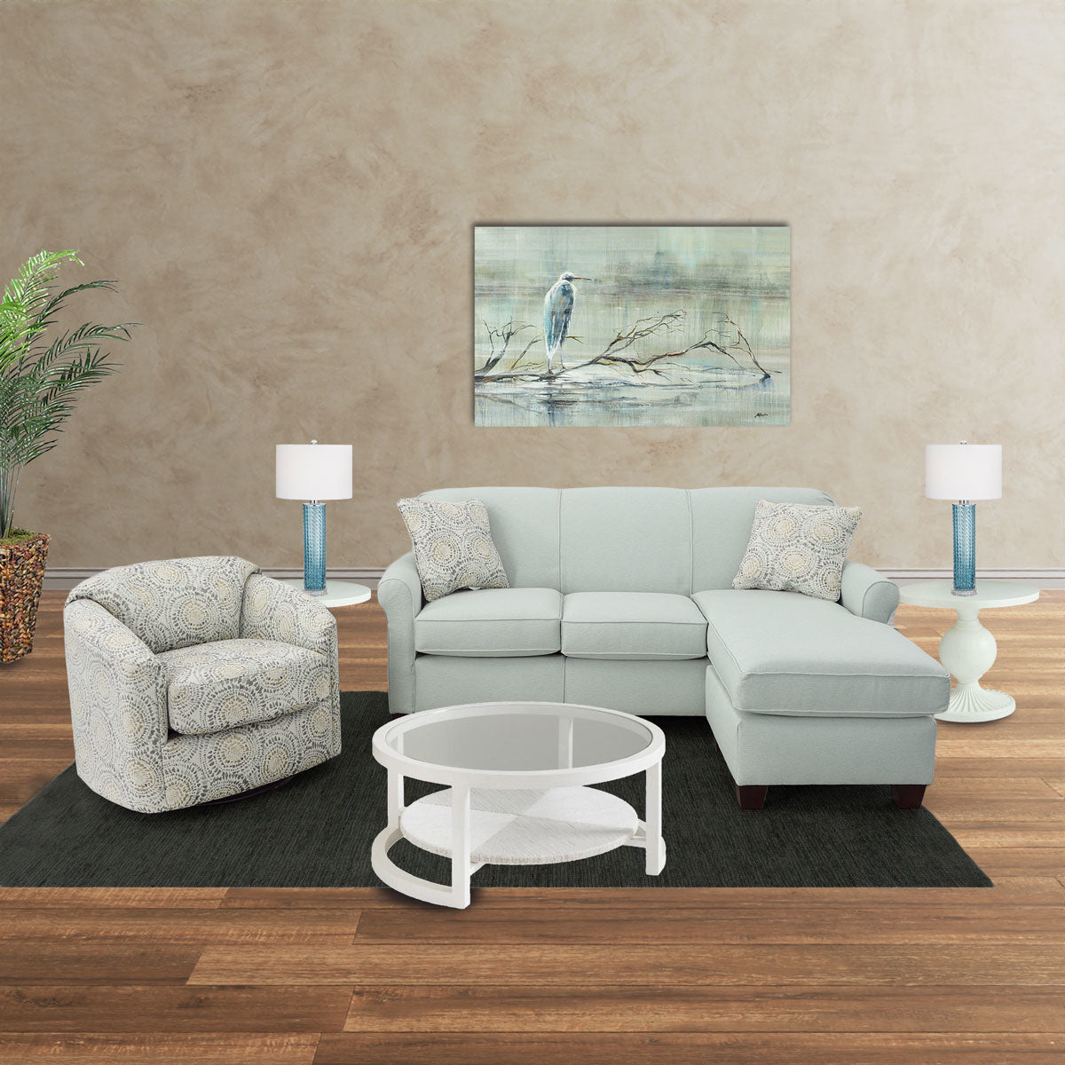 ANGIE 2PC SOFA W/ CHAISE