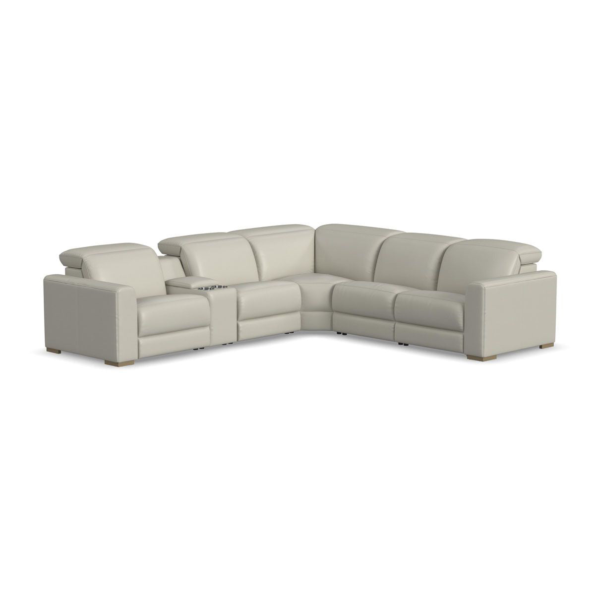 AURORA WHITE 6PC SECTIONAL