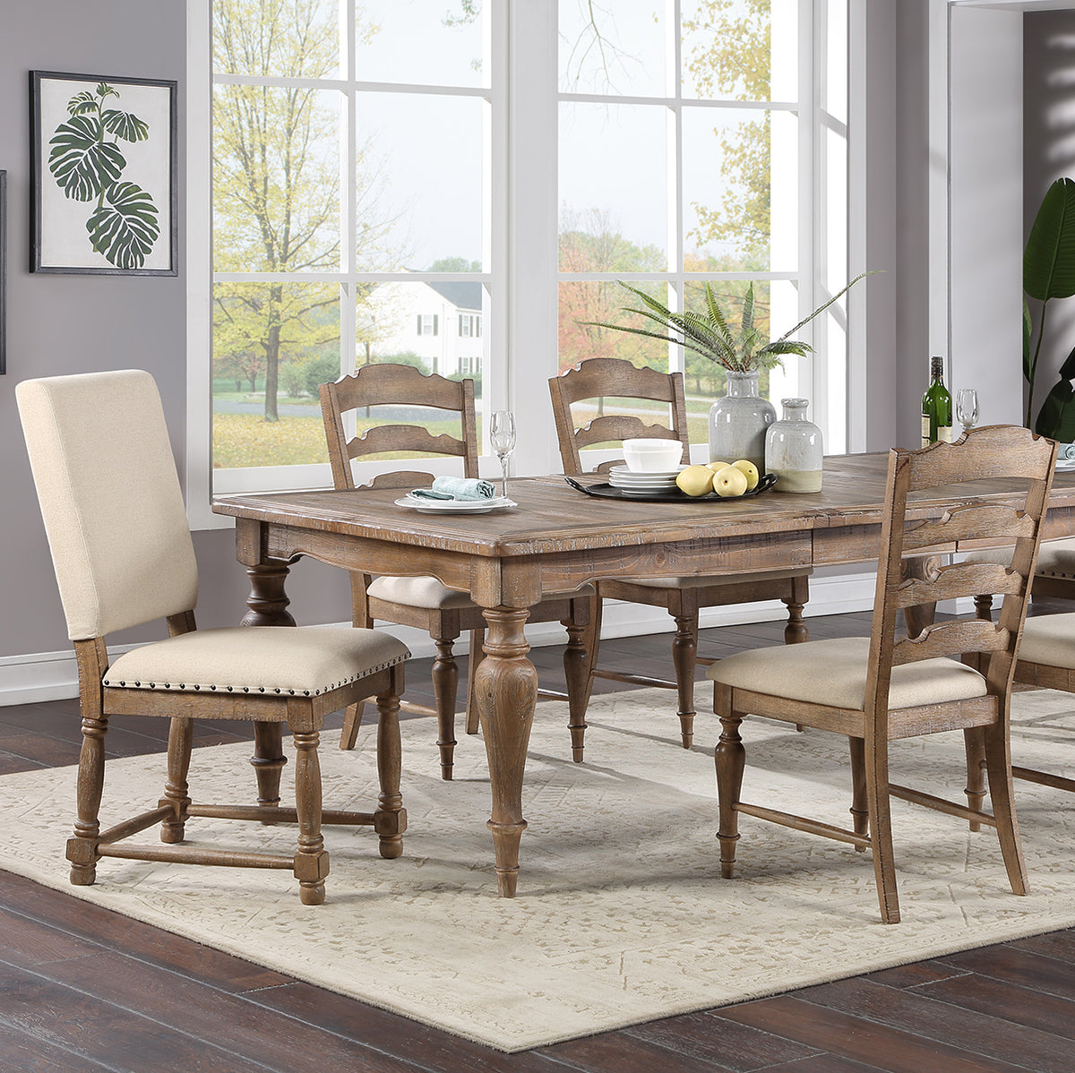 AUGUSTA 90" LEG TABLE