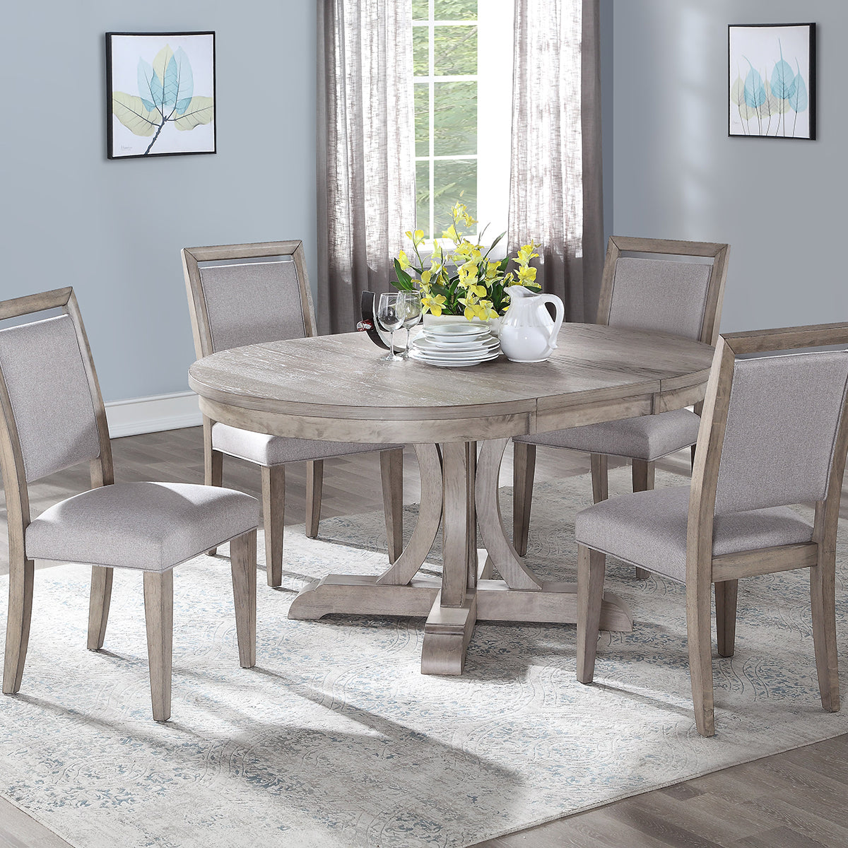 Xena 66" Pedestal Table