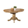 Quails Run 57" Pedestal Table w/ Butterfly Leaf