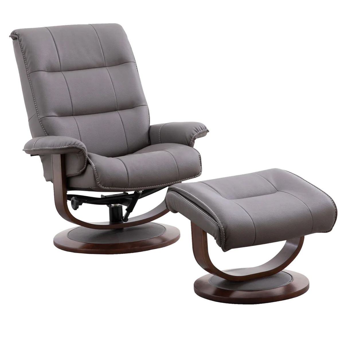 KNIGHT HAZE SWIVEL CHAIR WITH OTTOMAN