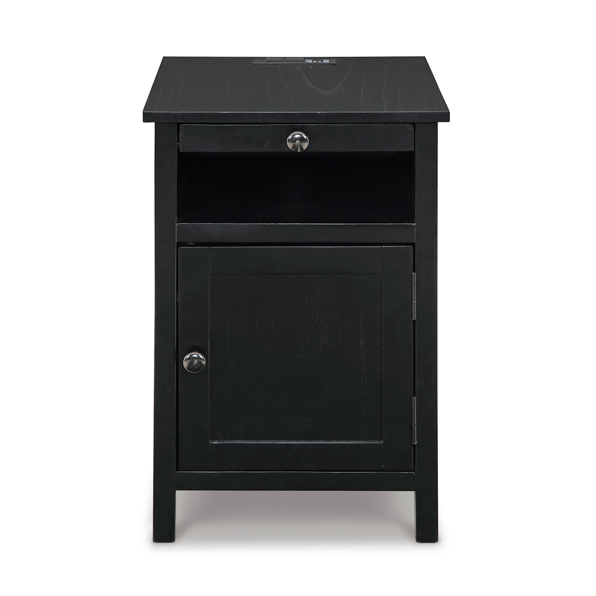 ISLANDER BLACK CHAIRSIDE TABLE