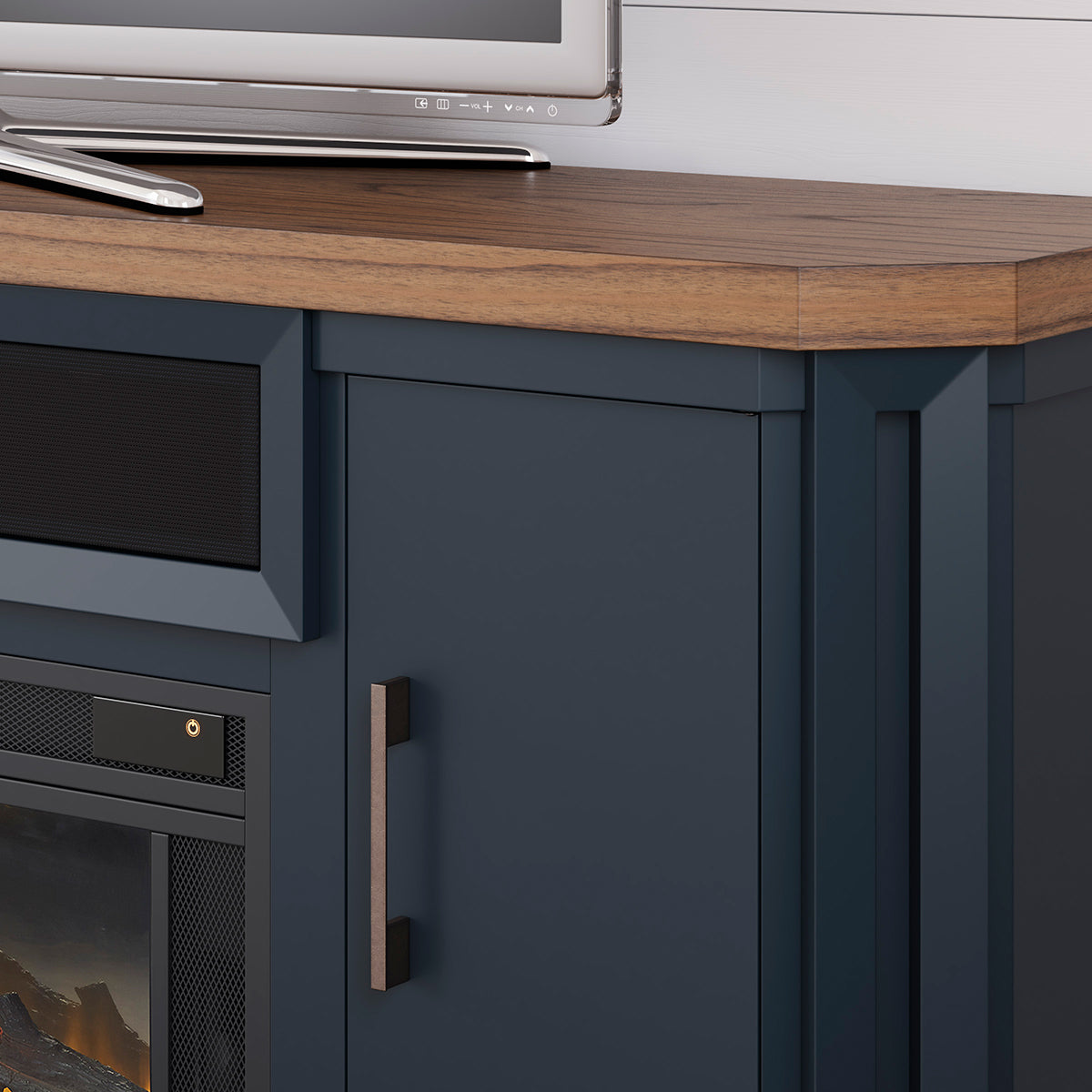 LANDON 83" TV STND W/FIREPLACE