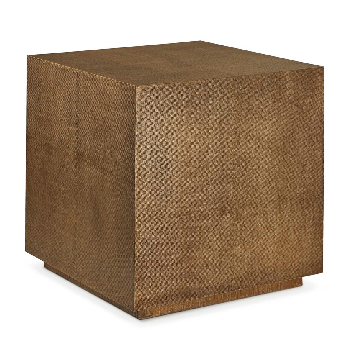 VANSANT GOLD 24" CUBE END TABL