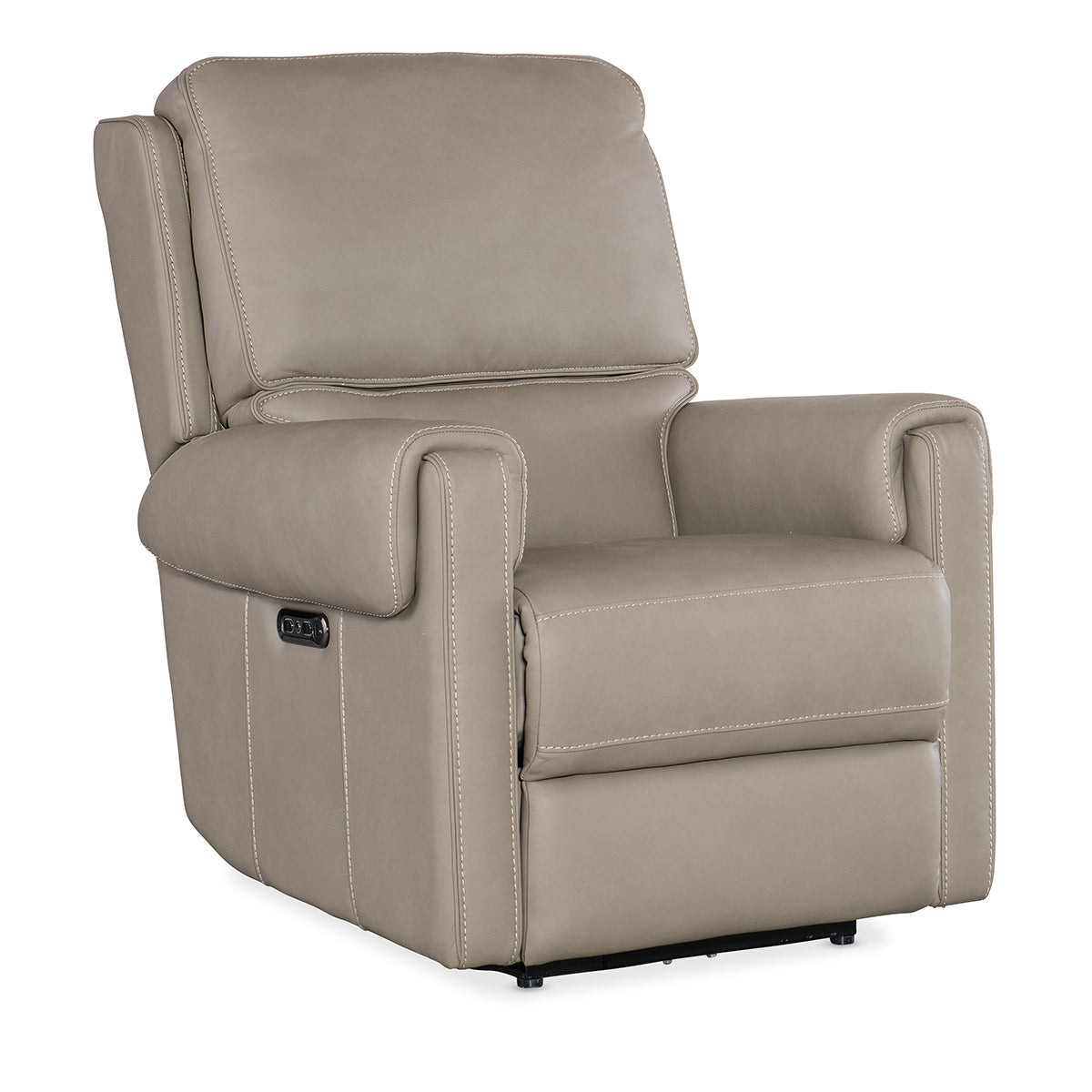 SOMERS GRAY POWER RECLINER WITH POWER HEADREST