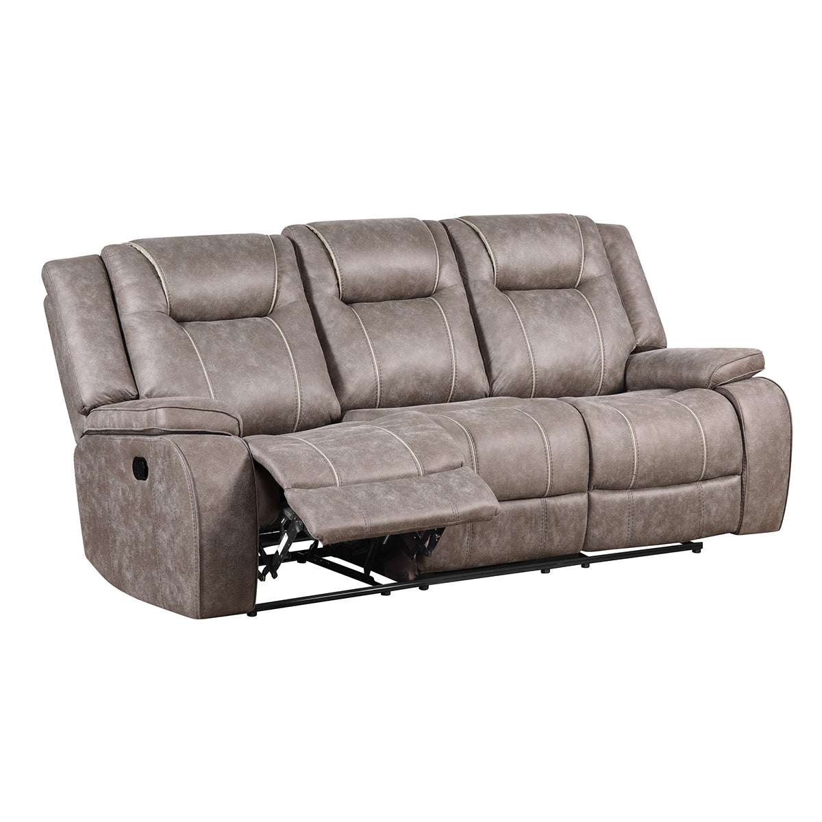 SHELTON MANUAL TAUPE SOFA