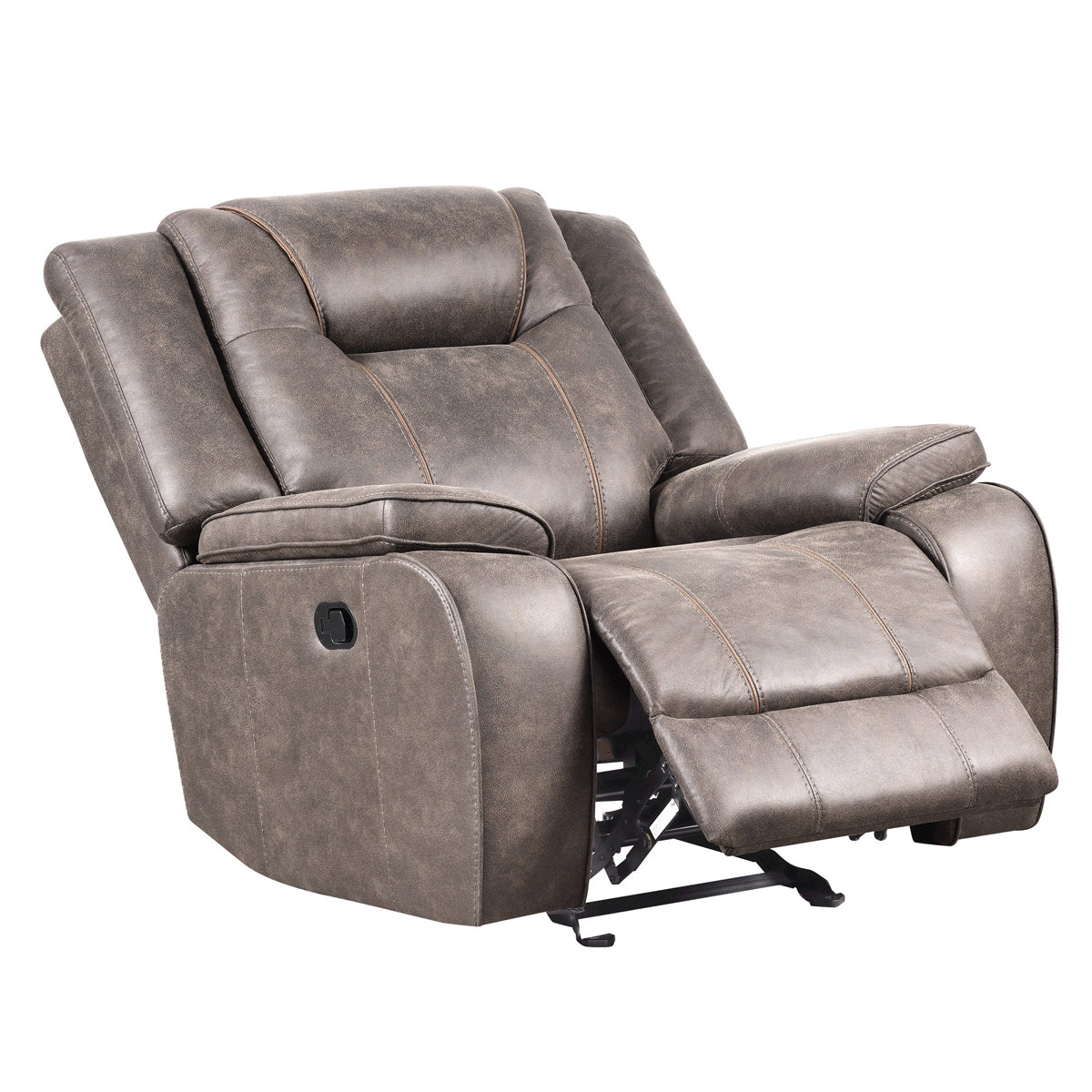 SHELTON MANUAL TAUPE RECLINER
