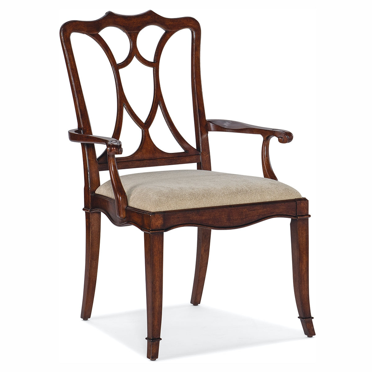 CHARLESTON SPLAT BACK ARM CHAIR