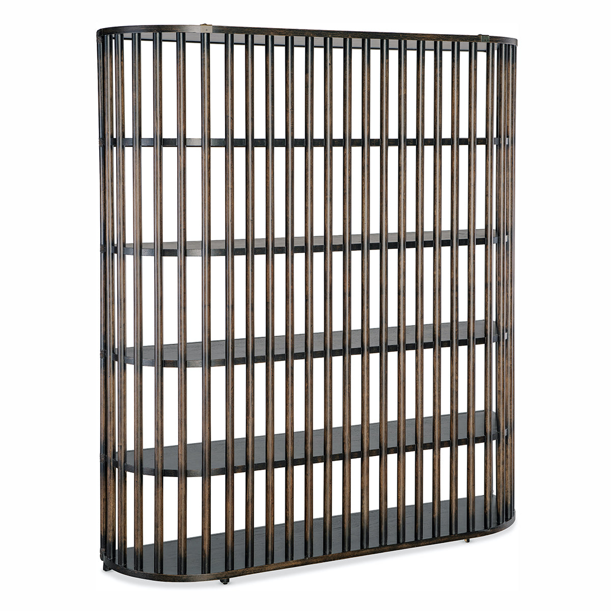 RETREAT BLACK SLAT BOOKCASE