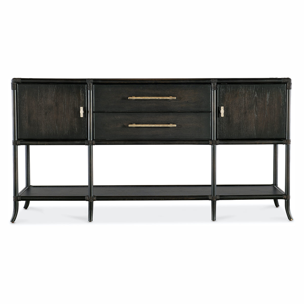 RETREAT BLACK RATTAN SIDEBOARD
