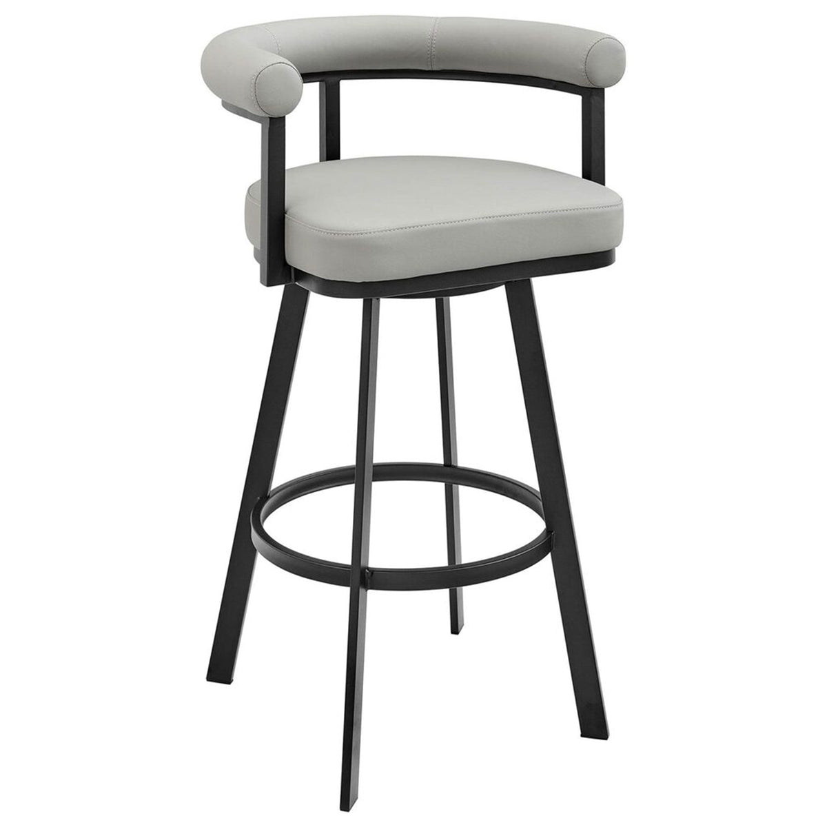 MAGNOLIA BLACK AND GREY 30" BARSTOOL