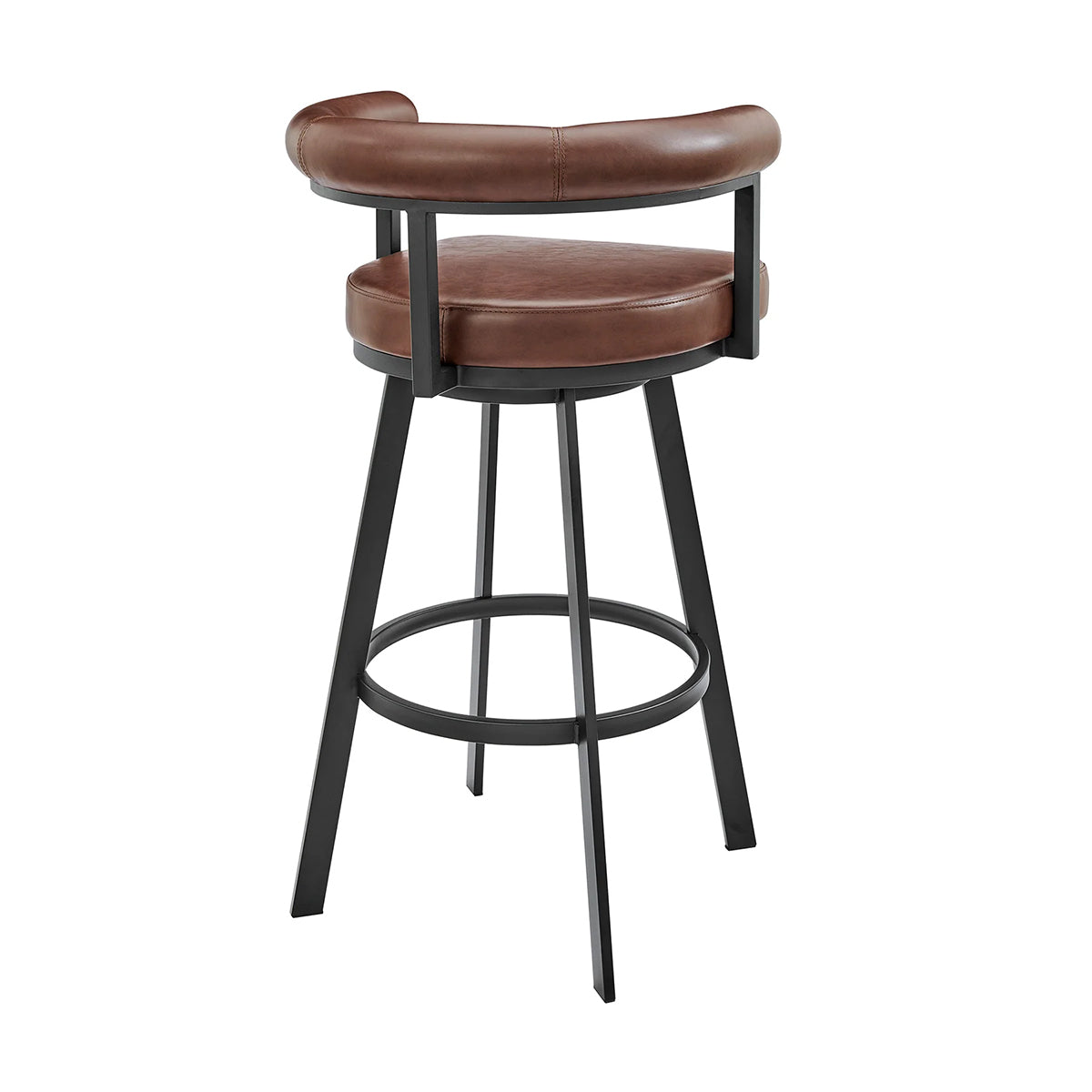 MAGNOLIA BLACK AND COFFEE 30" BARSTOOL