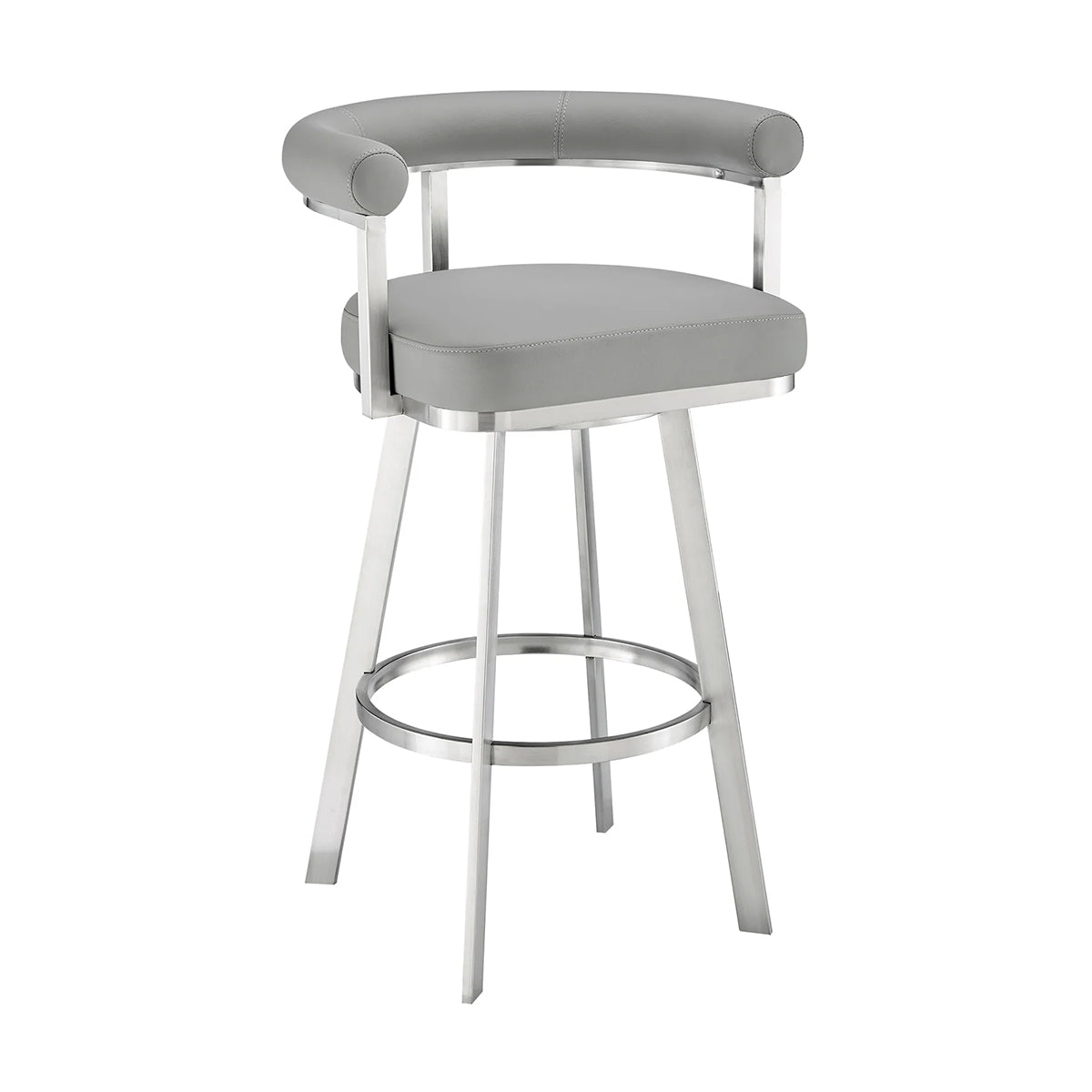 MAGNOLIA STEEL AND GREY 26" COUNTER STOOL
