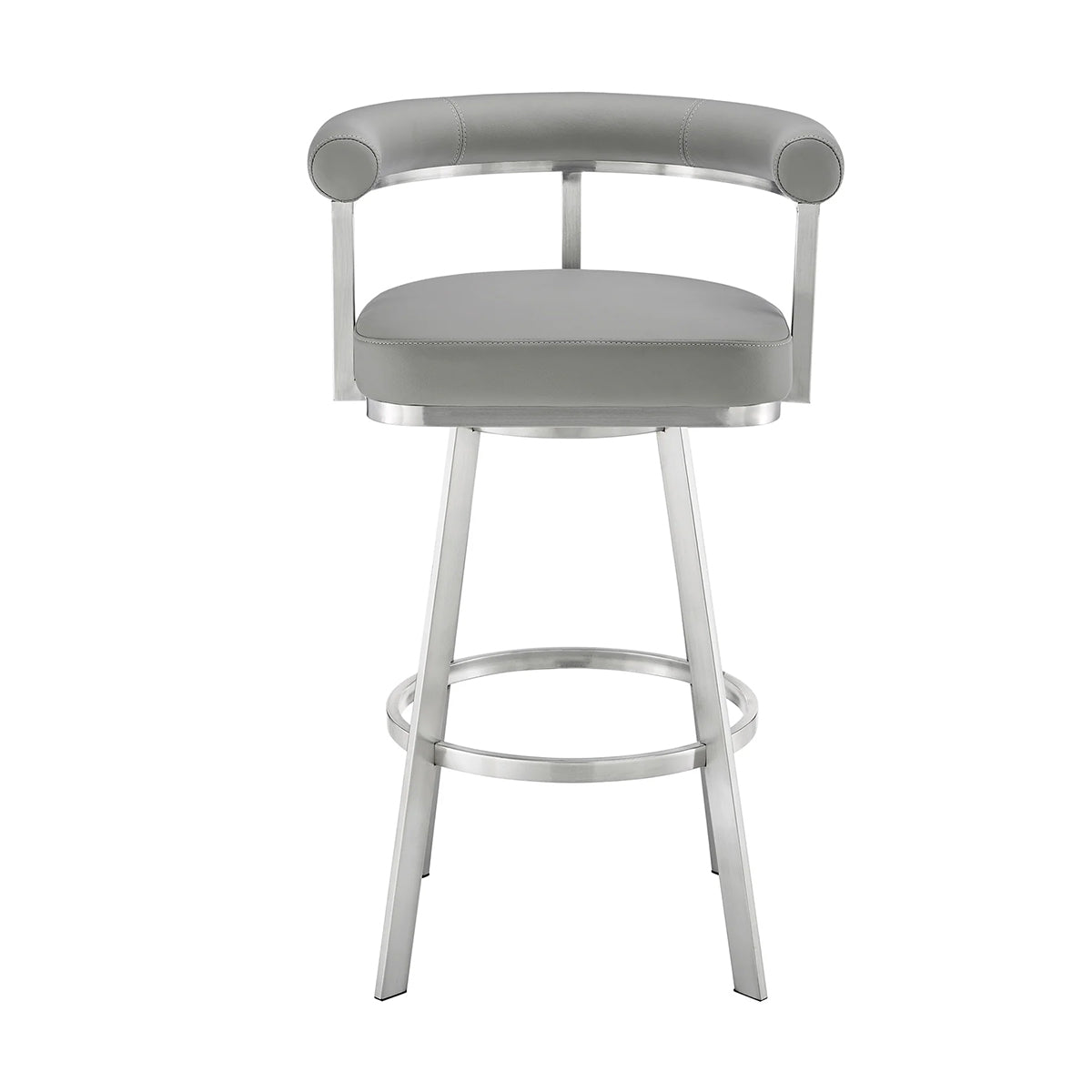 MAGNOLIA STEEL AND GREY 26" COUNTER STOOL