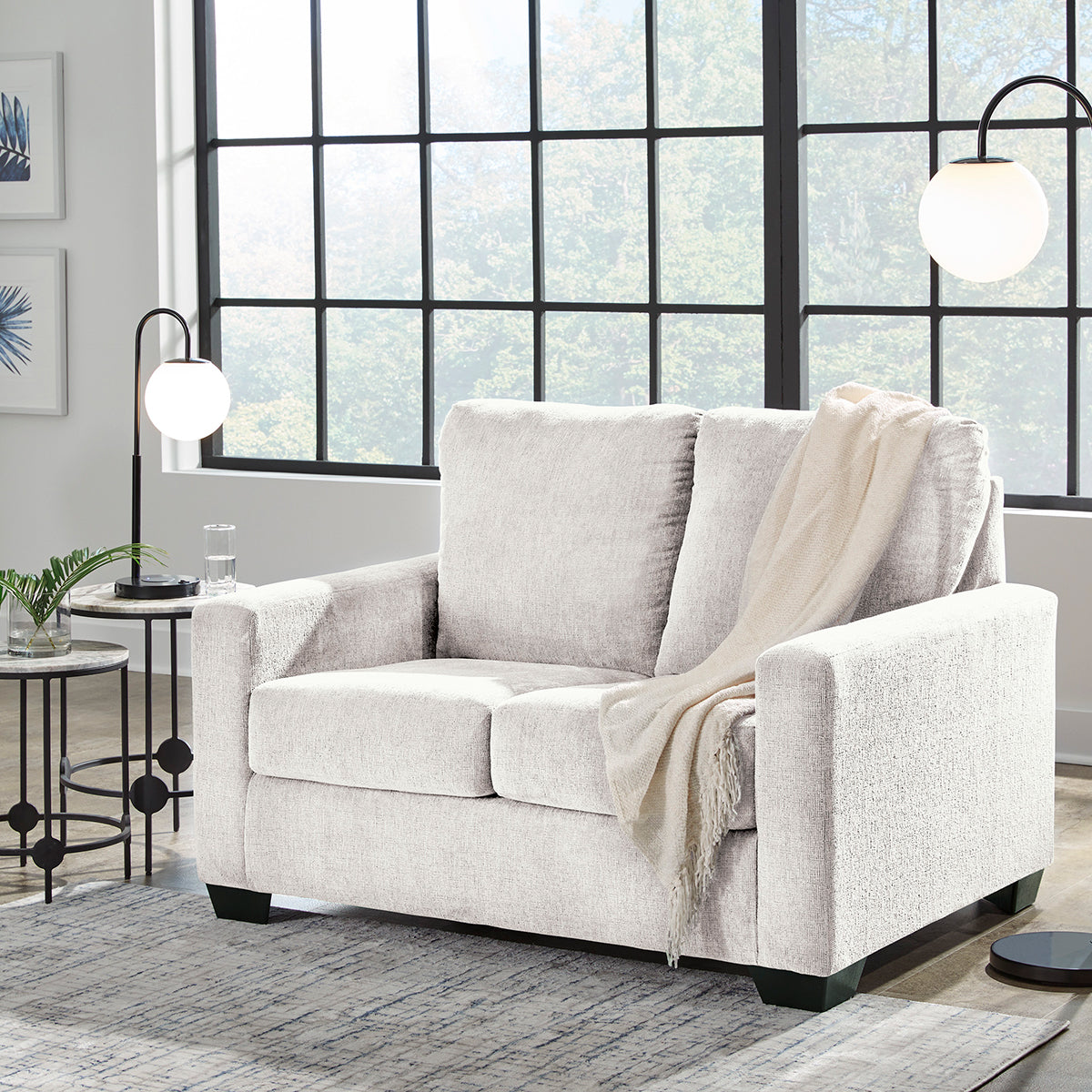 RANIER SNOW TWIN SLEEPER SOFA