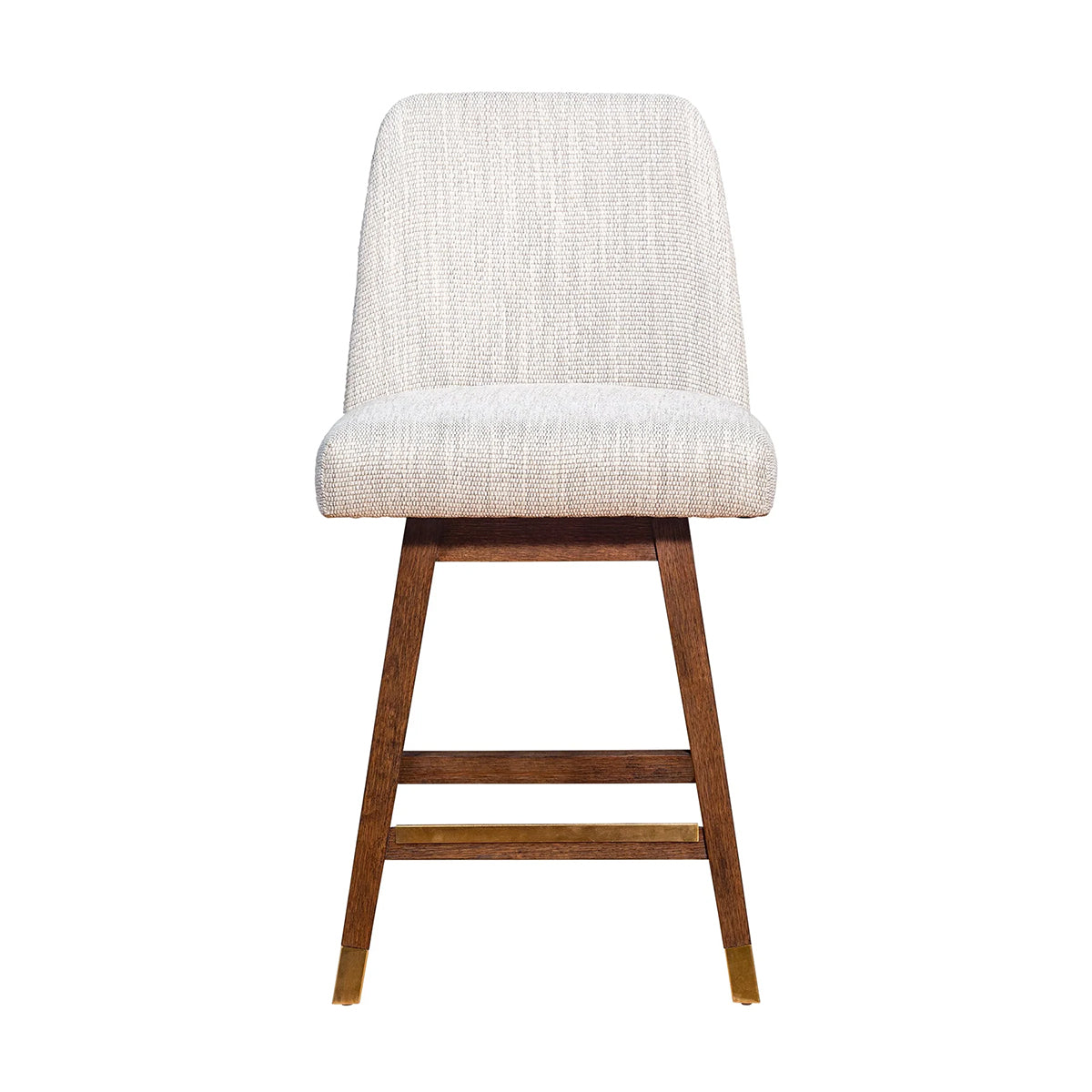 AMELIA BROWN OAK AND BEIGE 30" BARSTOOL