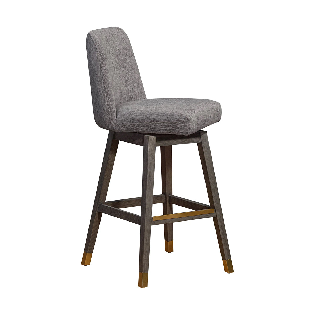 AMELIA GREY OAK AND MOCHA 30" BARSTOOL