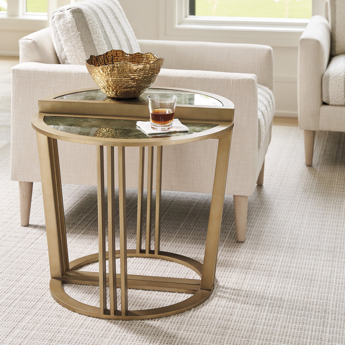 BROOKE BUNCHING ACCENT TABLE