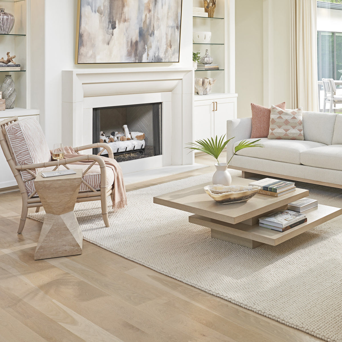SHEA FACETED ACCENT TABLE